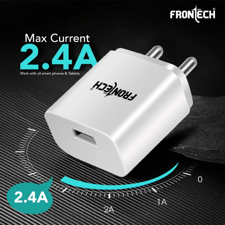 Frontech 12 W Fast Charger with Type C Cable