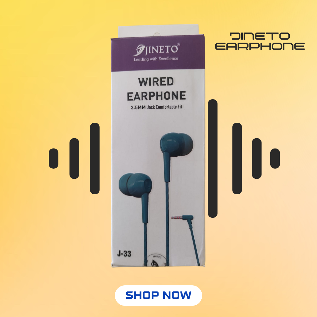 Jineto 3.5MM Jack Comfortable Fit Earphones