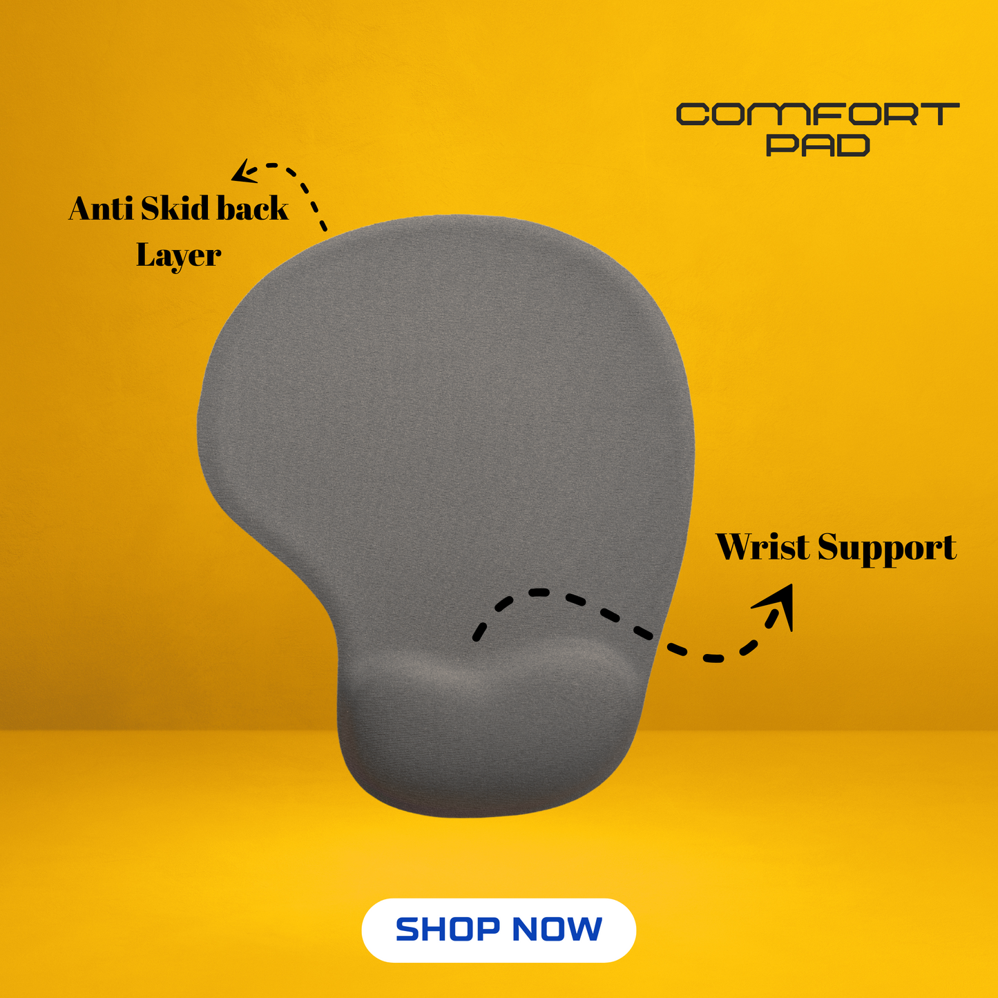 Comfort Pad Mouse Pad with Wrist Support