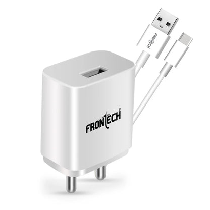 Frontech 12 W Fast Charger with Type C Cable